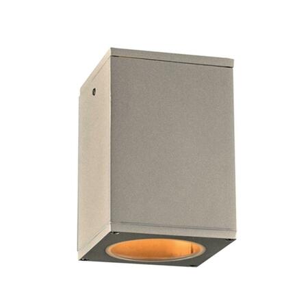 PLC Dominick Silver LED Exterior 1 Ceiling Light 2089SL